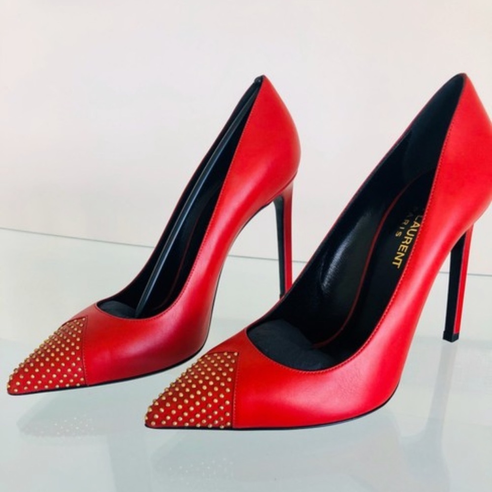 Red YSL Heels 38